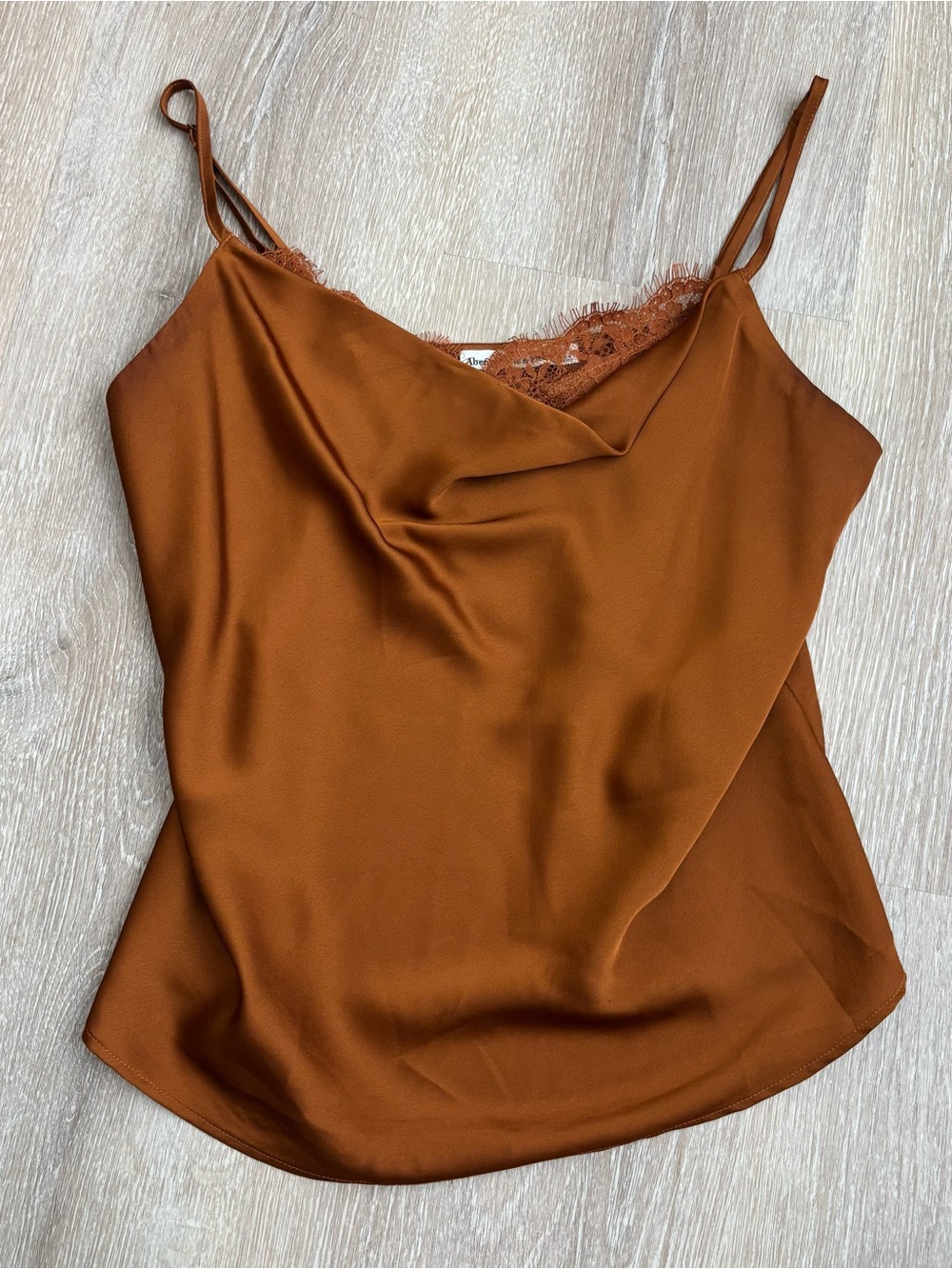 A&F Drape Lace Cami